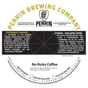 Perrin Brewing Company No Rules Coffee