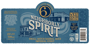 West Sixth Brewing Neighborly Spirit Small Batch Aged Imperial Stout May 2023