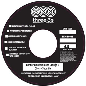 Bender Blender: Blood Orange + Cherry May 2023
