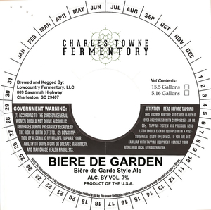 Charles Towne Fermentory Biere De Garden