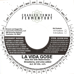 Charles Towne Fermentory La Vida Gose