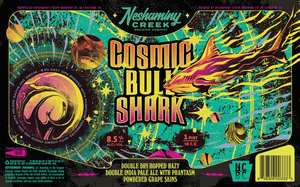 Neshaminy Creek Brewing Comapny Cosmic Bull Shark Double Dry-hopped Hazy Double India Pale Ale With Phantasm Powdered Grape Skins