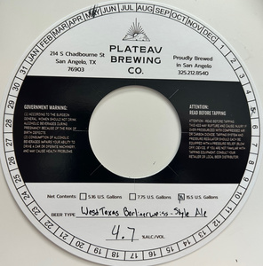 West Texas Berlinerweiss-style Ale 
