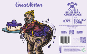Great Notion Double Blueberry Cheesecake