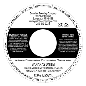 Guardian Brewing Company Bananas Unite! May 2023
