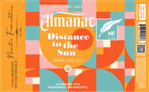 Almanac Beer Co. Distance To The Sun May 2023