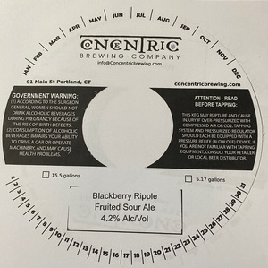 Concentric Brewing Co Blackberry Ripple