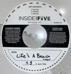 Inside The Five Brewing Life's A Beach