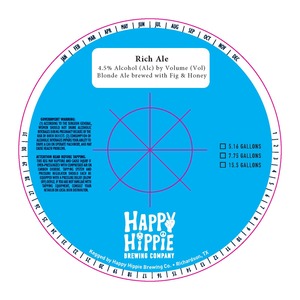 Happy Hippie Brewing Company Rich Ale