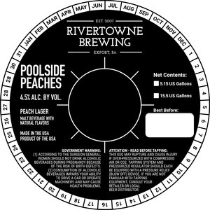 Rivertowne Brewing Poolside Peaches