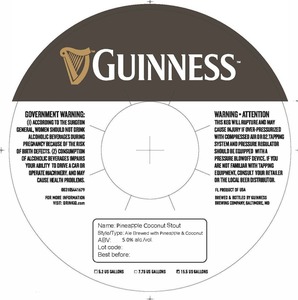 Guinness Pineapple Coconut Stout