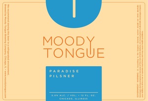 Moody Tongue Paradise Pilsner May 2023