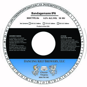 Dancing Kilt Brewery Bandagemann IPA