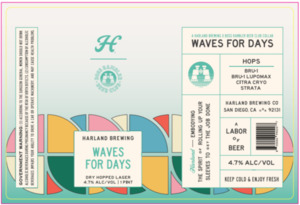 Harland Brewing Waves For Days