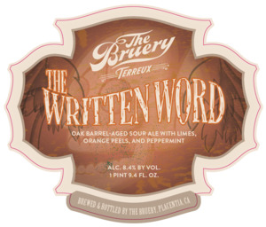 Bruery Terreux The Written Word