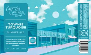 Creature Comforts Brewing Co. Townie Turquoise