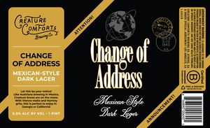 Creature Comforts Brewing Co. Change Of Address