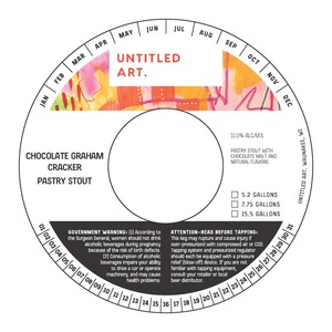 Untitled Art. Chocolate Graham Cracker Pastry Stout