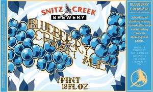 Snitz Creek Brewery Blueberry Cream Ale