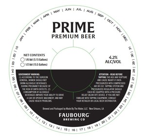 Faubourg Brewing Co Prime