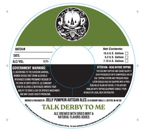 Jolly Pumpkin Artisan Ales Talk Derby To Me