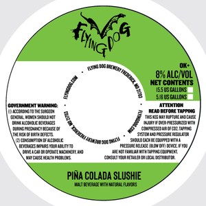 Flying Dog Brewery Pina Colada Slushie