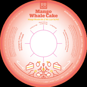 Mango Whale Cake 