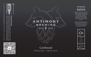 Antimony Brewing Coldhead Oatmeal Stout