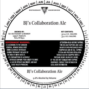 Bj's Collaboration Ale May 2023
