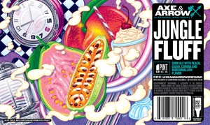 Axe & Arrow Brewing Jungle Fluff Sour Ale With Peach, Guava, Curuba And Marshmallow