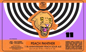 Southern Prohibition Brewing Peach Panther