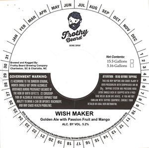 Frothy Beard Brewing Company Wish Maker March 2024