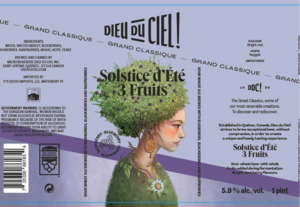 Dieu Du Ciel Solstice D'ÉtÉ 3 Fruits