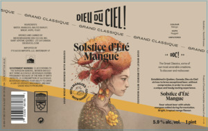 Dieu Du Ciel Solstice D'ÉtÉ Mangue