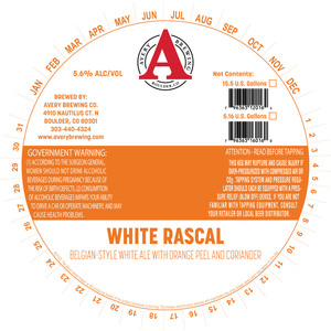 Avery Brewing Co. White Rascal