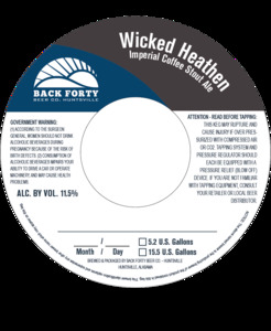 Back Forty Beer Co.-huntsville Wicked Heathen