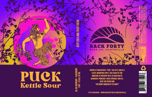 Back Forty Beer Co. Huntsville Puck Kettle Sour