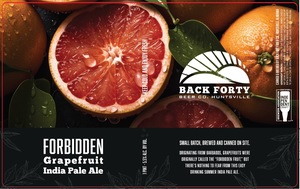 Back Forty Beer Co. Huntsville Forbidden