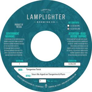 Lamplighter Brewing Co. Tangerine Twist