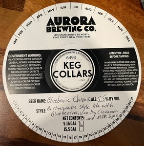 Aurora Brewing Co Bluebonic Chronic March 2024