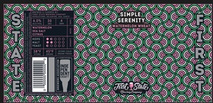 First State Brewing Company Simple Serenity