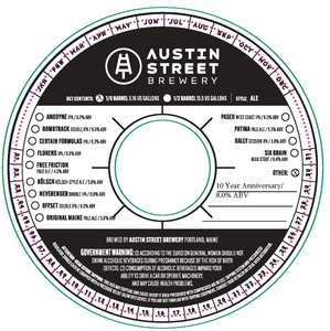 Austin Street Brewery 10 Year Anniversary