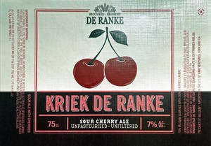 De Ranke Kriek De Ranke March 2024