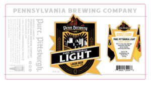 Penn Brewery Pure. Pittsburgh. Light