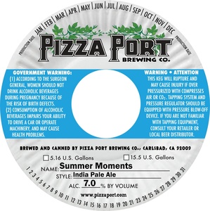 Pizza Port Brewing Co. Summer Moments