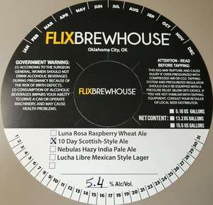 Flix Brewhouse 10 Day March 2024