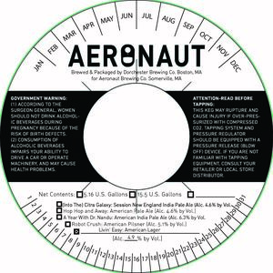 Aeronaut Brewing Co. Livin' Easy