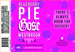 Westbrook Brewing Co. Blueberry Pie Gose