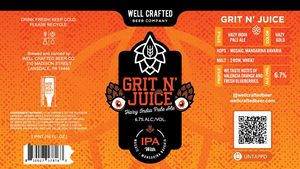 Well Crafted Beer Company Grit N' Juice