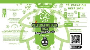 Well Crafted Beer Company Celebration Beer 2024